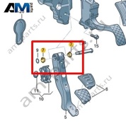 Вкладыш подшипника Volkswagen id3 2020-2024 1EA721153
