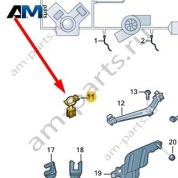 Крепеж кабеля Audi Q7 (4M) 2016-2024 4M0906131A