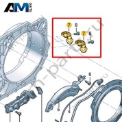 Патрубок ОЖ VAG 0EC121131A
