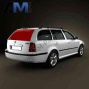 Заднее стекло с обогревом тонированное Октавия А4 (Tour) 1U9845049AB