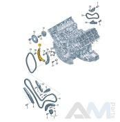 Натяжитель верхней цепи 059109507AN Audi Q7 (4M) 2019-2024 3.0TDI (45TDI) 231 л.с.