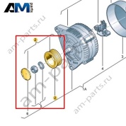 Шкив поликлинового ремня VAG 06E903119AA
