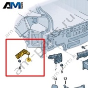 Направляющий профиль Volkswagen T-Roc 2018-2024 2GA807393