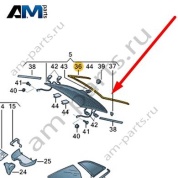 Облицовочная рамка Audi A6 (C8) 2019-2024 4K5853305