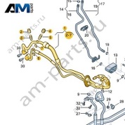 Трубопровод хладагента Audi A8 (D4) 2014-2017 4H6260713A