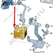 Теплообменник Audi Q7 (4M) 2016-2024 4M0816115A