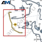 Вакуумный трубопровод VAG 059131622M