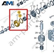 Свободно вращающаяся шестерня VAG 0CK311158L