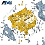 Блок цилиндров VAG 06M103011EQ