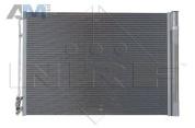 Радиатор кондиционера (NRF) 350033 для BMW 5 серия (F10) 2011-2013 525dx