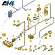 Жгут проводов двери VAG 1K9971121AM