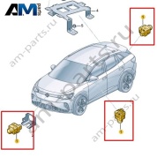 Блок управления с камерой для системы камеры заднего вида Volkswagen id3 2020-2024 1EA980556C