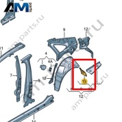 Усилитель Volkswagen Jetta VII 2020-2024 17A809820