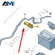 Держатель жгута проводов Audi A8 (D4) 2014-2017 4H0971004E