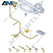 Жгут проводов электромеханического усилителя рулевого управления VAG 1EC971111