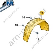 Подкрылок задний левый VAG 3CC810969 на Volkswagen 2021-2026