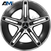Литой диск задний AMG R19 черный глянец Mercedes E-class W214 A21440104007X23