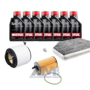 Набор ТО-1/3 для Ауди А4 (В8) рестайлинг 3.0TDI (247 л.с.) с маслом Motul 5W30