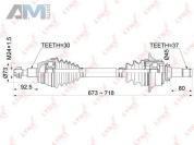 Привод в сборе передний левый LYNX для Mercedes ML 2011-2015 (W166) CD-1082