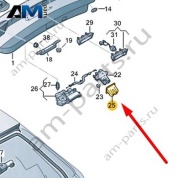 Накладка замка Audi A6 (C8) Avant/Allroad 2019-2024 4K9827520A