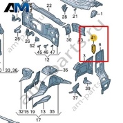 Кронштейн Volkswagen id-Buzz 2023-2024 1N3857021