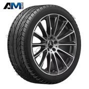 Литой диск передний R20 черный глянец Mercedes S-class W223 A22340115007X23