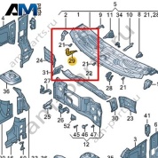 Кронштейн крепления стеклоочистителя Volkswagen id-Buzz 2023-2024 1T3805328