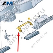 Кронштейн подушки безопасности Audi Q8 e-tron 2024-2024/Audi e-tron 2019-2023 4KL880918