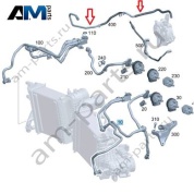 Вакуумная линия для Mercedes W465 AMG G63 (M177) A1771405800