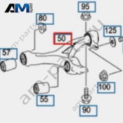 Рычаг передний левый A1643303707 на Mercedes ML W164
