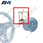 Жгут проводов рулевого колеса с подушкой безопасности VAG 2G5971584