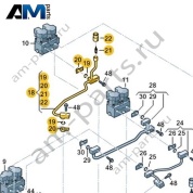 Трубопровод хладагента Volkswagen id3 2020-2024 1EA816531
