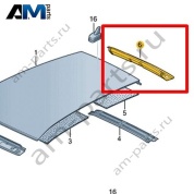 Поперечная балка крыши Volkswagen Jetta VII 2020-2024 17A817163