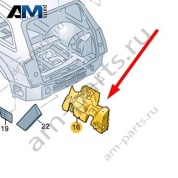 Шумоизоляция колесной арки Audi Q7 (4M) 2016-2024 4M0863813A