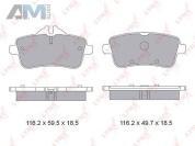 Колодки тормозные задние LYNX для Mercedes A45 AMG 4-mAtic BD-5360