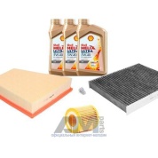 Комплект фильтров для ТО-1/3 Fabia 1.2MPI с маслом Shell 5W40