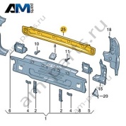 Задняя панель снизу 5H6813309 для Volkswagen Golf 8 2019-2026