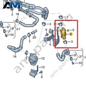Управляющий клапан Volkswagen id3 2020-2024 1EA906457