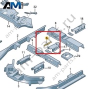 Площадка под АКБ Volkswagen id-Buzz 2023-2024 1N3803152