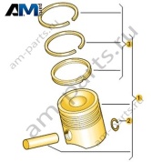 Поршень в сборе VAG 04E107065BM