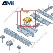 Кронштейн крепления сиденья Volkswagen id-Buzz 2023-2024 1N3802382