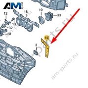 Накладка Audi Q8 2019-2024 4M8853777B