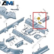 Площадка под АКБ Volkswagen id-Buzz 2023-2024 1N3803866