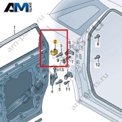 Половина петли двери (верхняя часть) Volkswagen id-Buzz 2023-2024 1T3831403