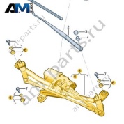 Трапеция с электромотором Volkswagen Тигуан 57G955023