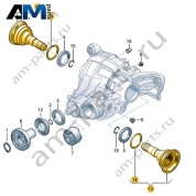 Вал с фланцем VAG 0DG525356