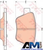 Задние тормозные колодки Шкода Суперб II GDB1841 TRW