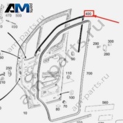 Уплотнитель двери передней правой верхний A9107270100 для Mercedes Sprinter W907