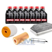 Комплект для ТО-2/4 для Audi A6 C7 3.0TDI (2015-2018) с маслом Motul 5W30