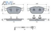 Передние тормозные колодки BOSCH 0986494987 Audi A8 (D4) 2010-2017
